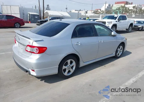 2012 Toyota Corolla S z USA, uszkodzony, nr VIN 2T1BU4EE0CC809131